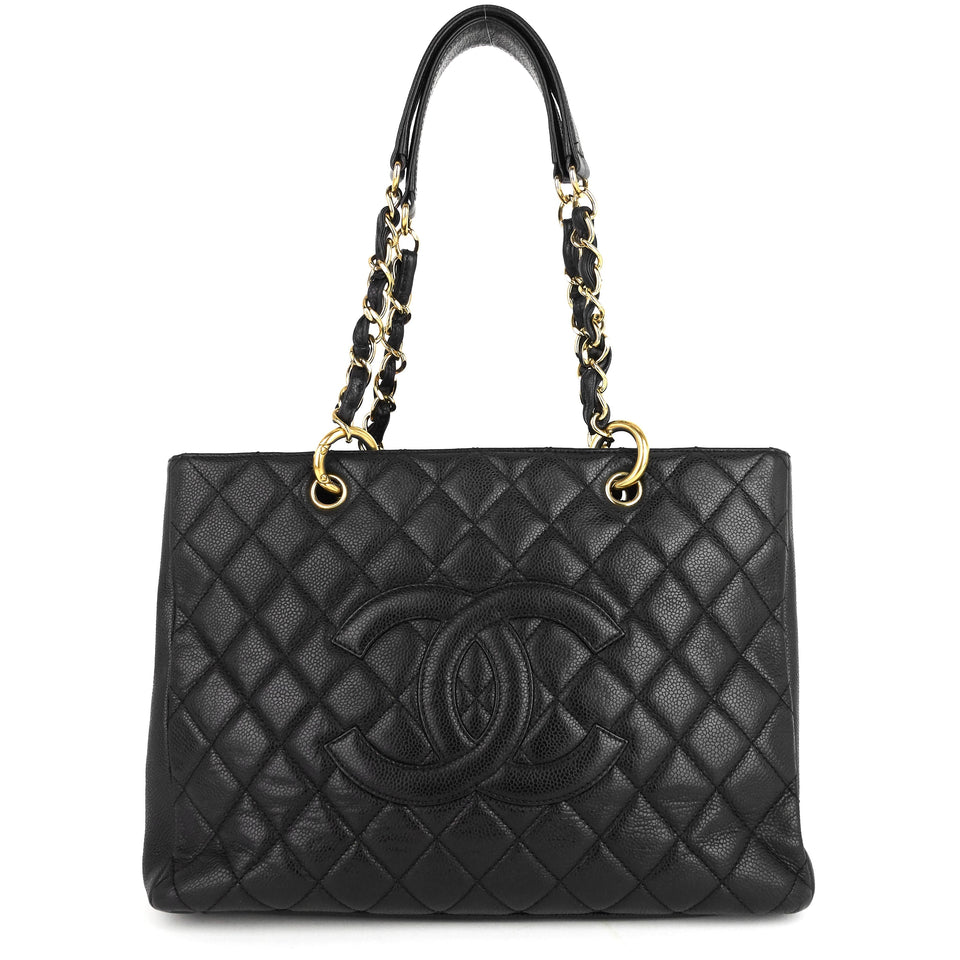 Chanel GST Grand Shopping Tote Caviar Bag