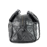 Chanel Pondichery Aged Calfskin Leather Tote Bag