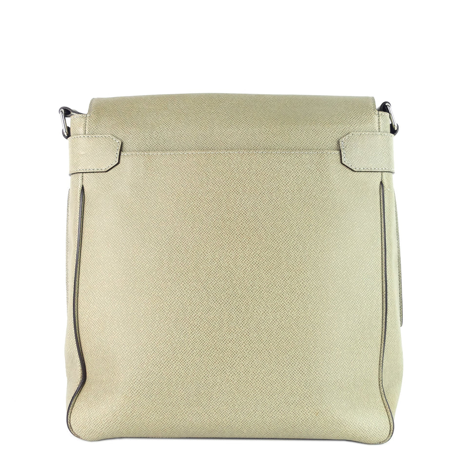 Louis Vuitton Milo Taiga Leather Messenger Bag