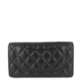 Chanel L-Yen Caviar Leather Wallet