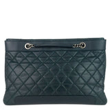 Chanel Glazed Calfskin Leather Shopping Tote Bag