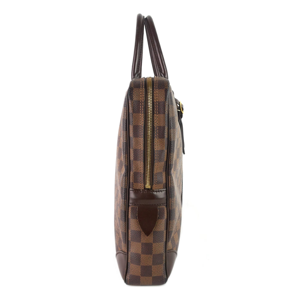 Louis Vuitton Porte-Documents Voyage GM Damier Ebene Canvas Briefcase Bag