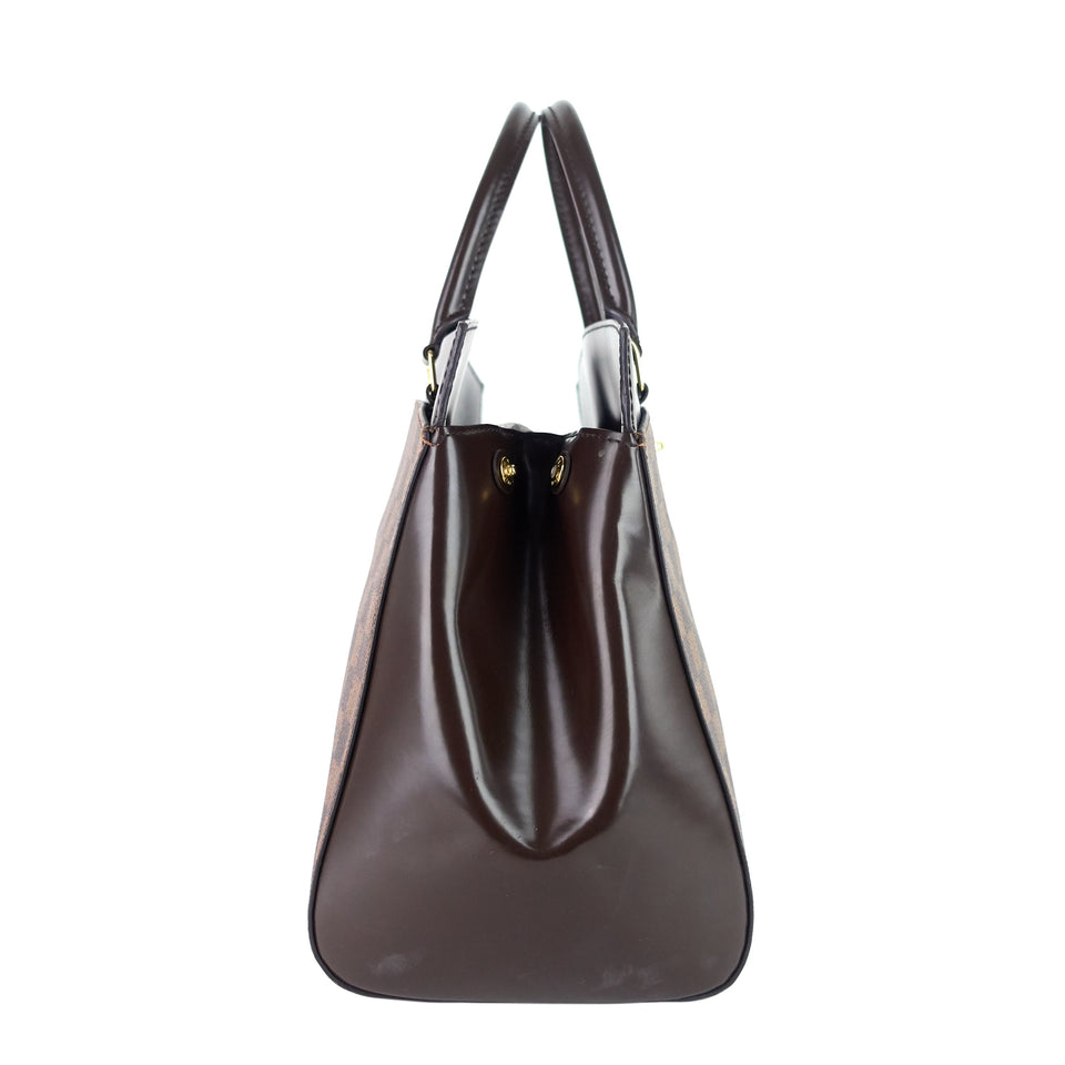 Louis Vuitton Rivoli MM Damier Ebene Canvas Tote Bag