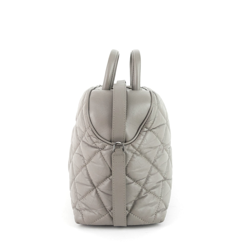 Chanel Aged Calfskin Small Bowling Bag