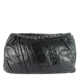 Chanel Twisted Flap Maxi Glazed Calfskin Leather Bag