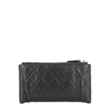 Chanel Classic Zip Lambskin Leather Pouch