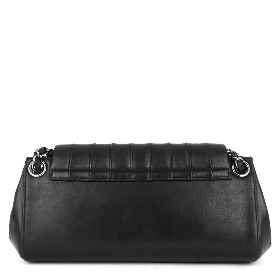 Chanel Lambskin Leather Fliplock Shoulder Bag