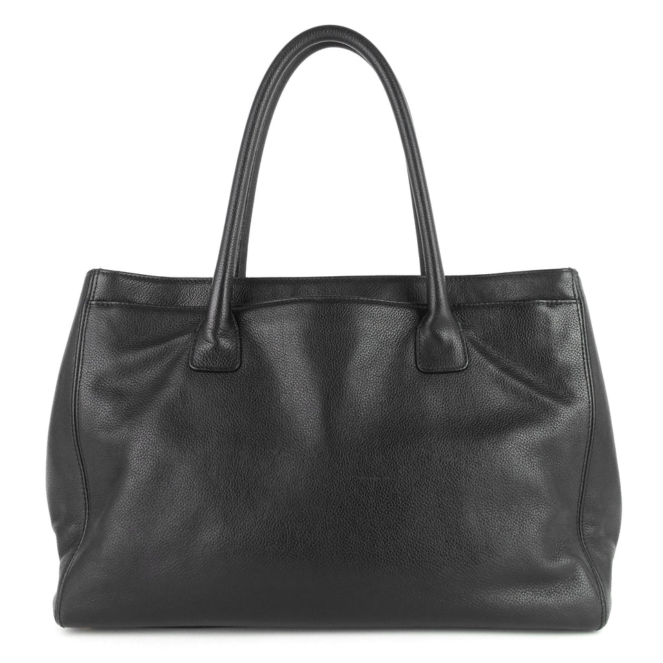 Chanel Executive Cerf XL Caviar Leather Tote Bag
