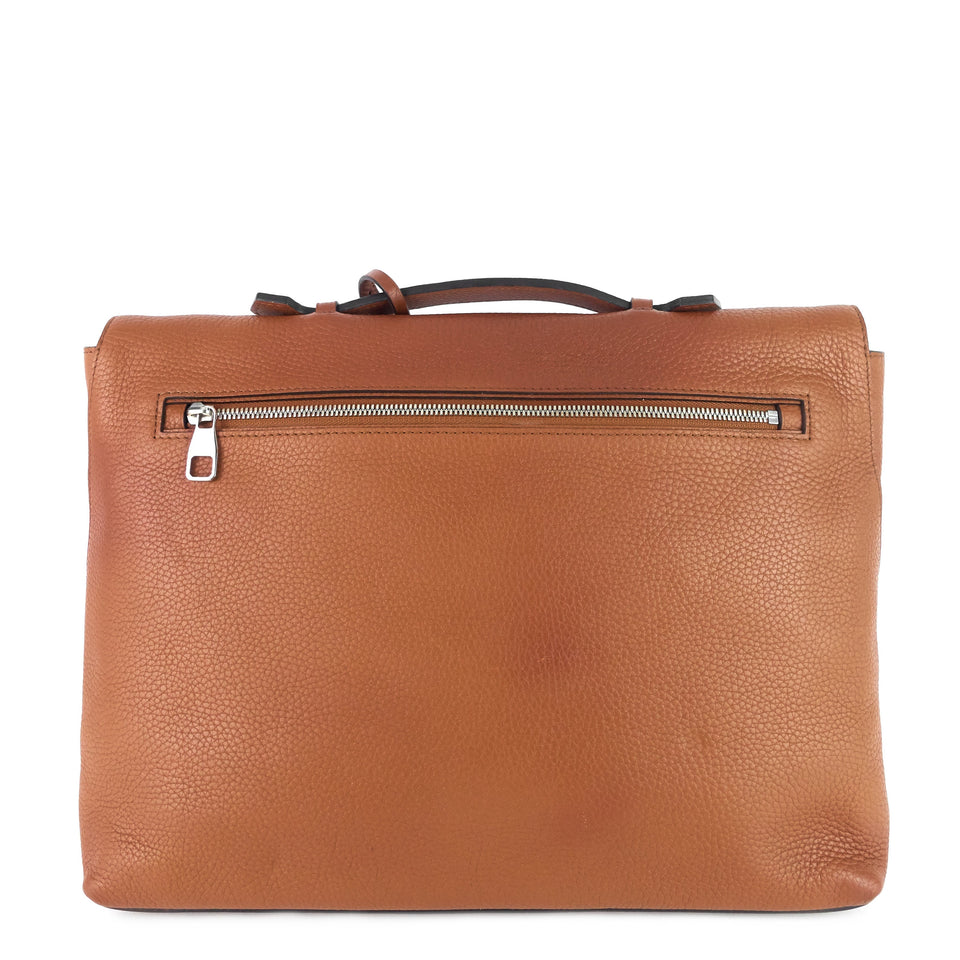 Louis Vuitton Serviette Dorian Taurillon Leather Briefcase Bag