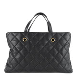 Chanel Retro Chain Large Calfskin Leather Shopping Tote Bag