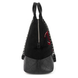 Chanel Paris-Hamburg Embroidered Wool and Calfskin Large Shopping Bag