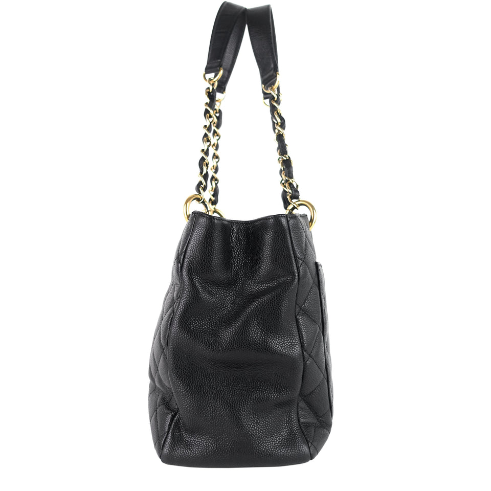 Chanel Grand Shopping Tote GST Caviar Leather Bag