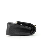 Chanel Double Flap Quilted Caviar Leather Bag
