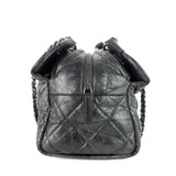 Chanel Pondichery Aged Calfskin Leather Tote Bag