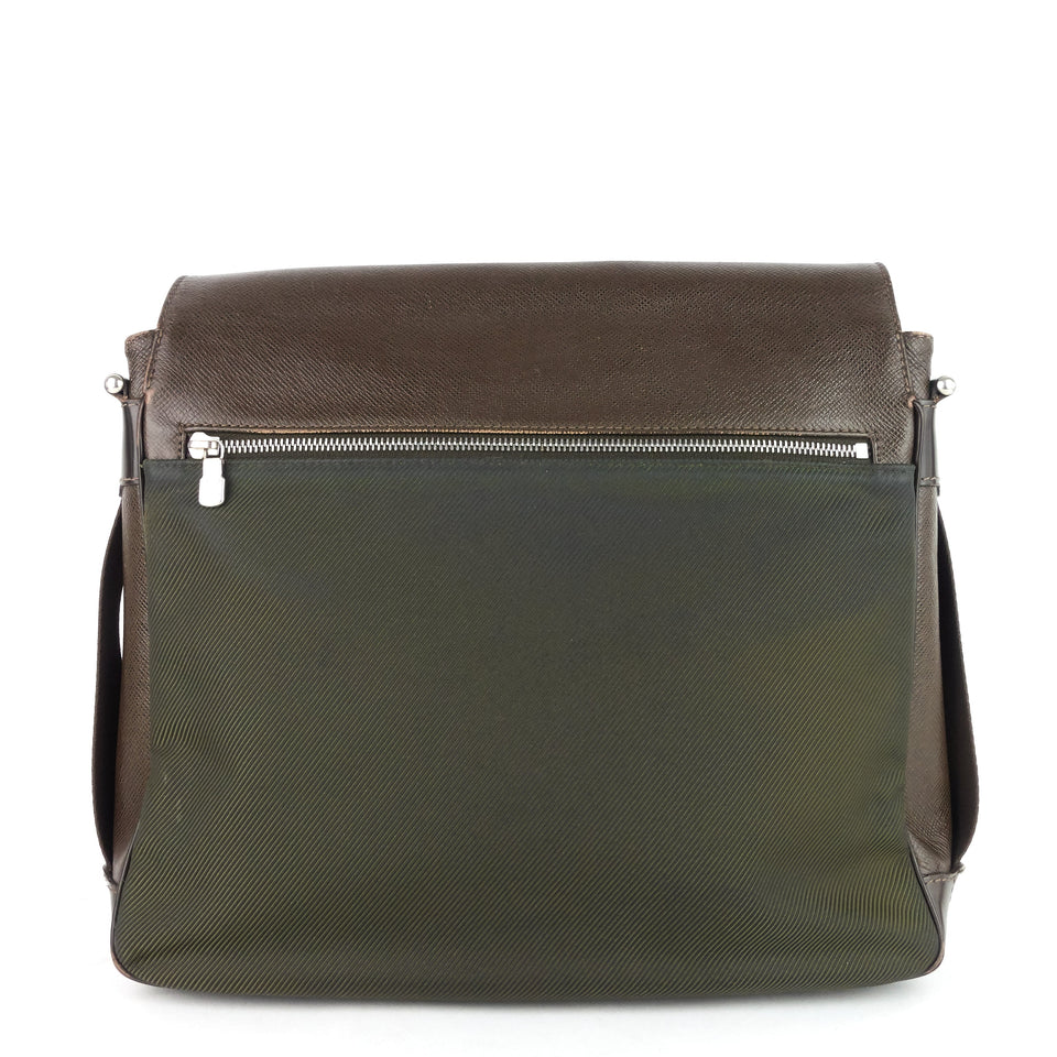 Louis Vuitton Viktor Taiga Leather Messenger Bag