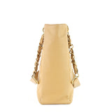 Chanel Petite Shopping Tote Quilted Caviar Leather Bag