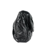 Chanel Twisted Flap Maxi Glazed Calfskin Leather Bag