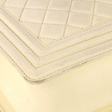 Chanel Boy Old Medium Lambskin Leather Bag