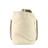 Chanel Modern Chain Zip Leather Tote Bag
