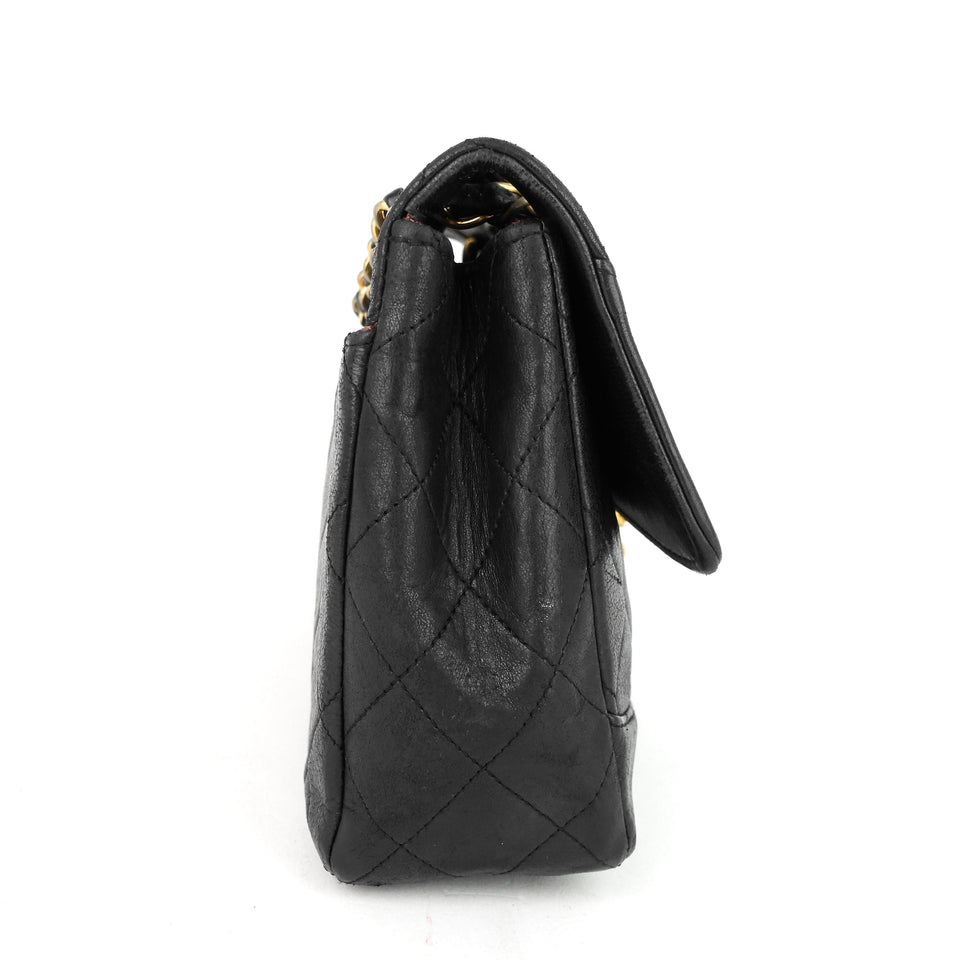 Chanel Vintage Medium Lambskin Flap Bag