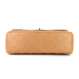 Chanel Double Flap Quilted Caviar Leather Bag