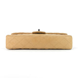 Chanel East West Quilted Lambskin Flap Bag