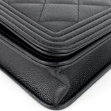 Chanel Boy Caviar Leather Wallet on Chain Bag