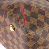 Louis Vuitton Caissa MM Damier Ebene Canvas Tote Bag