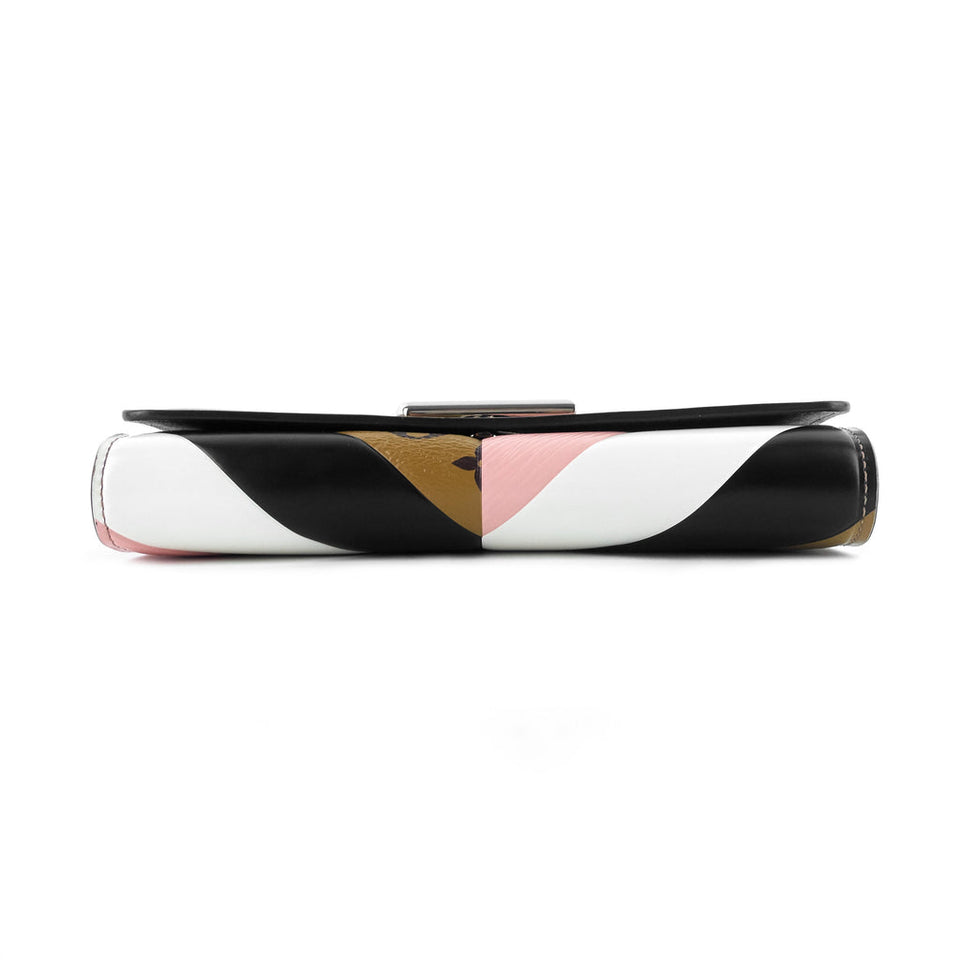 Louis Vuitton Leather and Reverse Monogram Twist Wallet on Chain Bag
