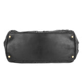 Chanel Chic Quilted Iridescent Calfskin Leather Bowling Bag
