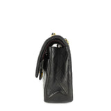 Chanel Double Flap Quilted Lambskin Leather Bag