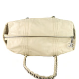 Chanel Modern Chain Zip Leather Tote Bag