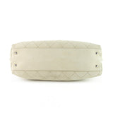 Chanel French Riviera Quilted Suede Hobo Bag