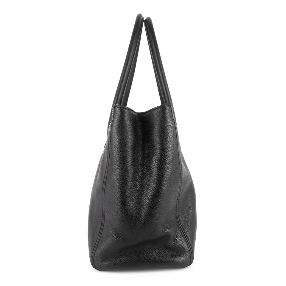 Chanel Executive Cerf XL Caviar Leather Tote Bag
