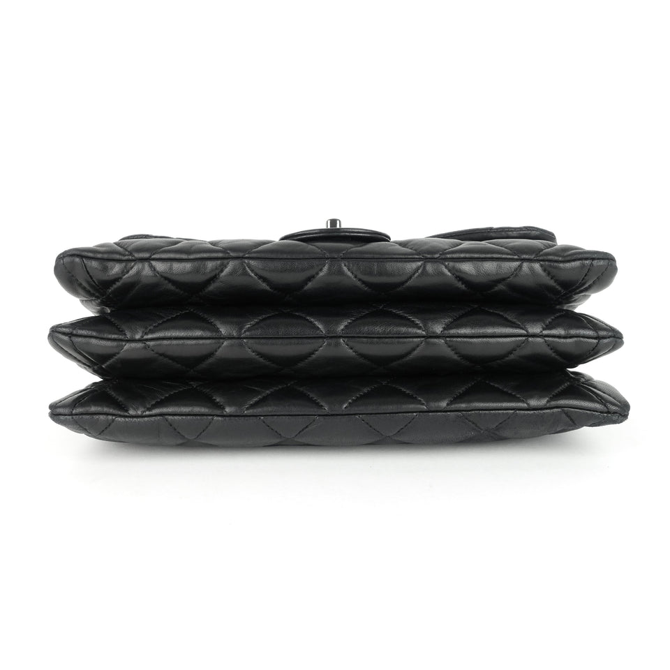 Chanel Accordion Lambskin Flap Bag
