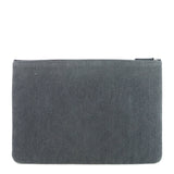 Chanel Deauville Denim O Case Sequin Clutch Bag