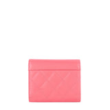 Chanel Trifold CC Caviar Leather Wallet