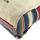 Chanel Deauville Small Canvas Shopping Tote Bag