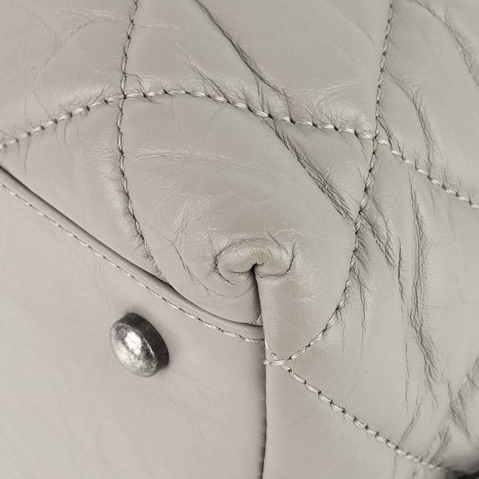 Chanel Aged Calfskin Small Bowling Bag