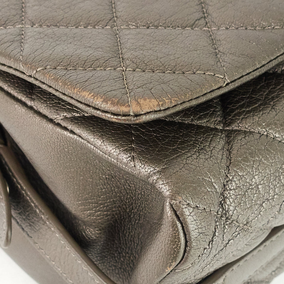 Chanel City Rock Large Goatskin Flap Bag