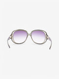 Christian Dior Circle Link Sunglasses Light Green / Silver Acetate 105cm