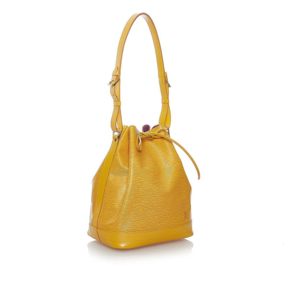 Louis Vuitton Epi Noe Yellow Handbag