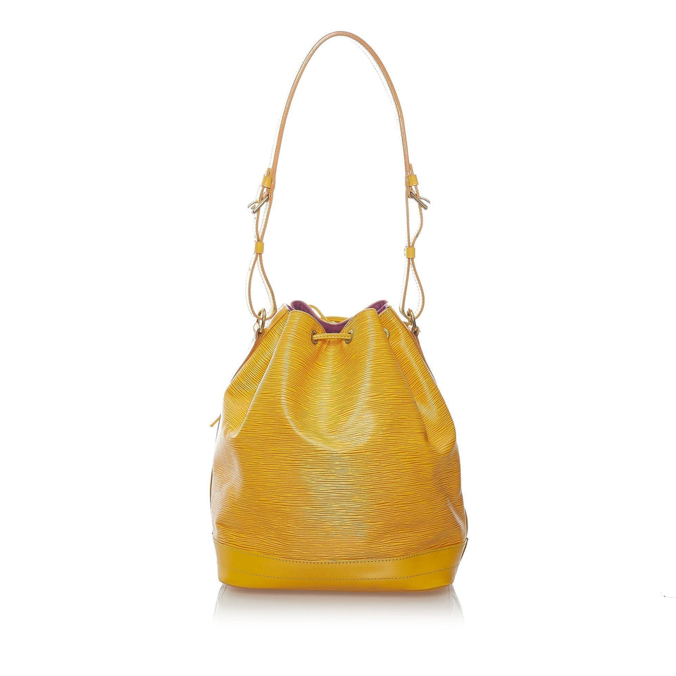 Louis Vuitton Epi Noe Yellow Handbag