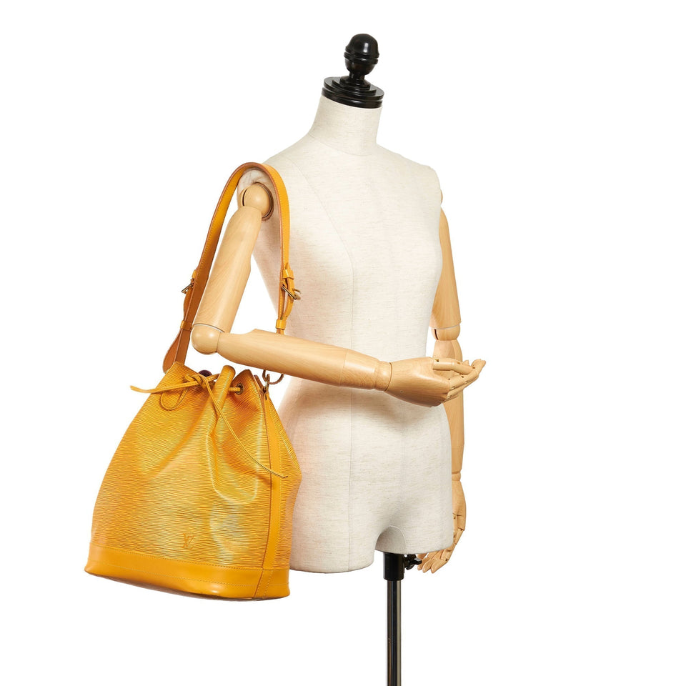 Louis Vuitton Epi Noe Yellow Handbag