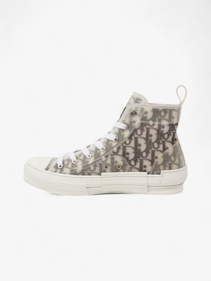 Christian Dior B23 High-tops White  / Grey Oblique Mesh EU 39 UK 6