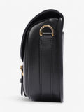 Christian Dior Bobby Flap Black Calfskin Leather Medium