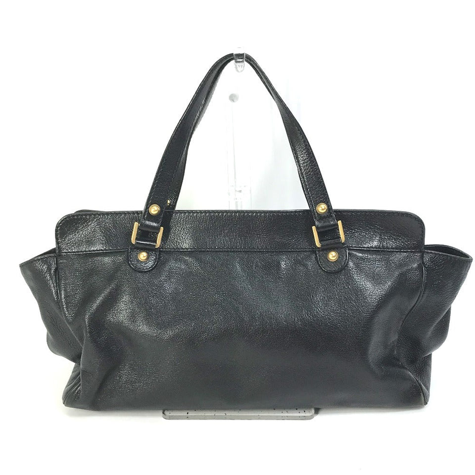 Gucci Handbag 121551 leather black Interlocking G blondie studs Women