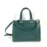 Gucci Handbag 569712 leather green Zumi Small GG Women
