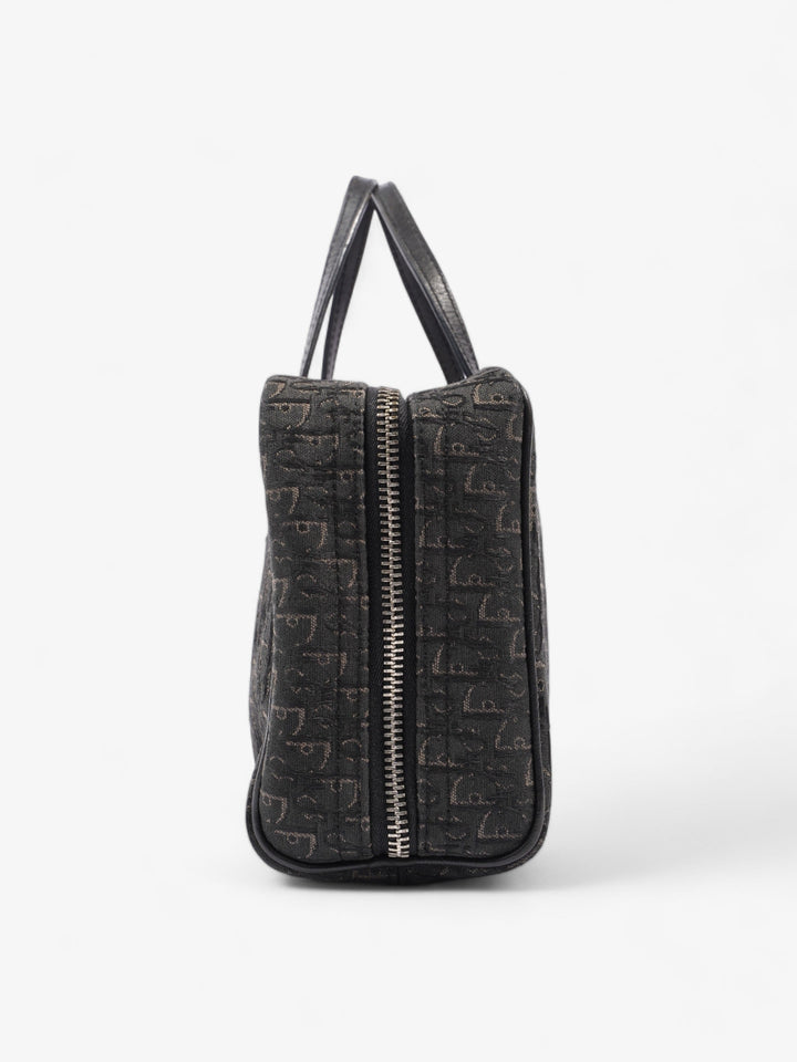 Christian Dior Trotter Handbag Black Dior Oblique Canvas