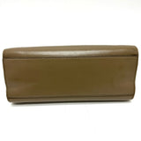 Gucci Handbag 470271 leather Brown Bamboo Faux Pearl